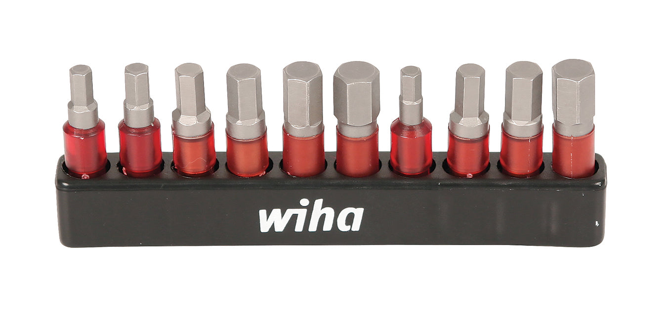 Wiha-76876-Wiha 76876 10 Piece MaxxTor Impact Insert Hex Bit Set