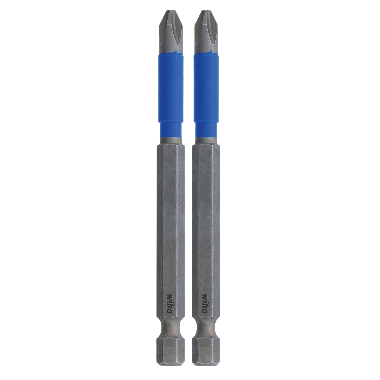 Wiha-70302-Wiha 70302 TerminatorBlue Impact Bit Phillips #2 - 3.5 Inch - 2 Pack