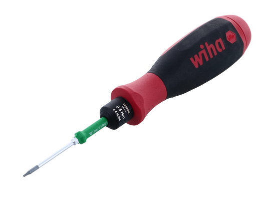 Wiha-29232-Wiha 29232 easyTorque SoftFinish Screwdriver Handle 4.4 In/lbs. 0.5Nm - Torx Blade T5