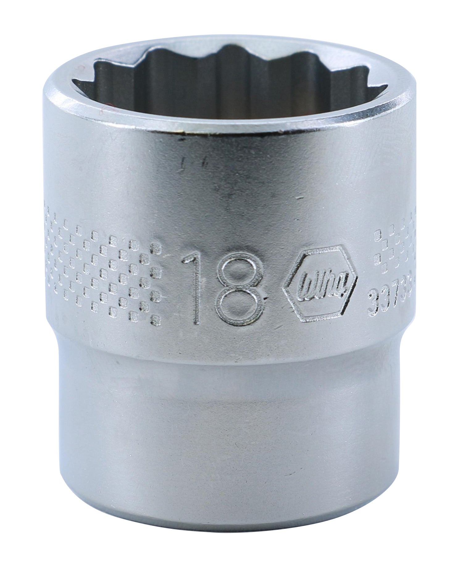 Wiha-33733-Wiha 33733 12 Point - 3/8 Inch Drive Socket - 18.0mm