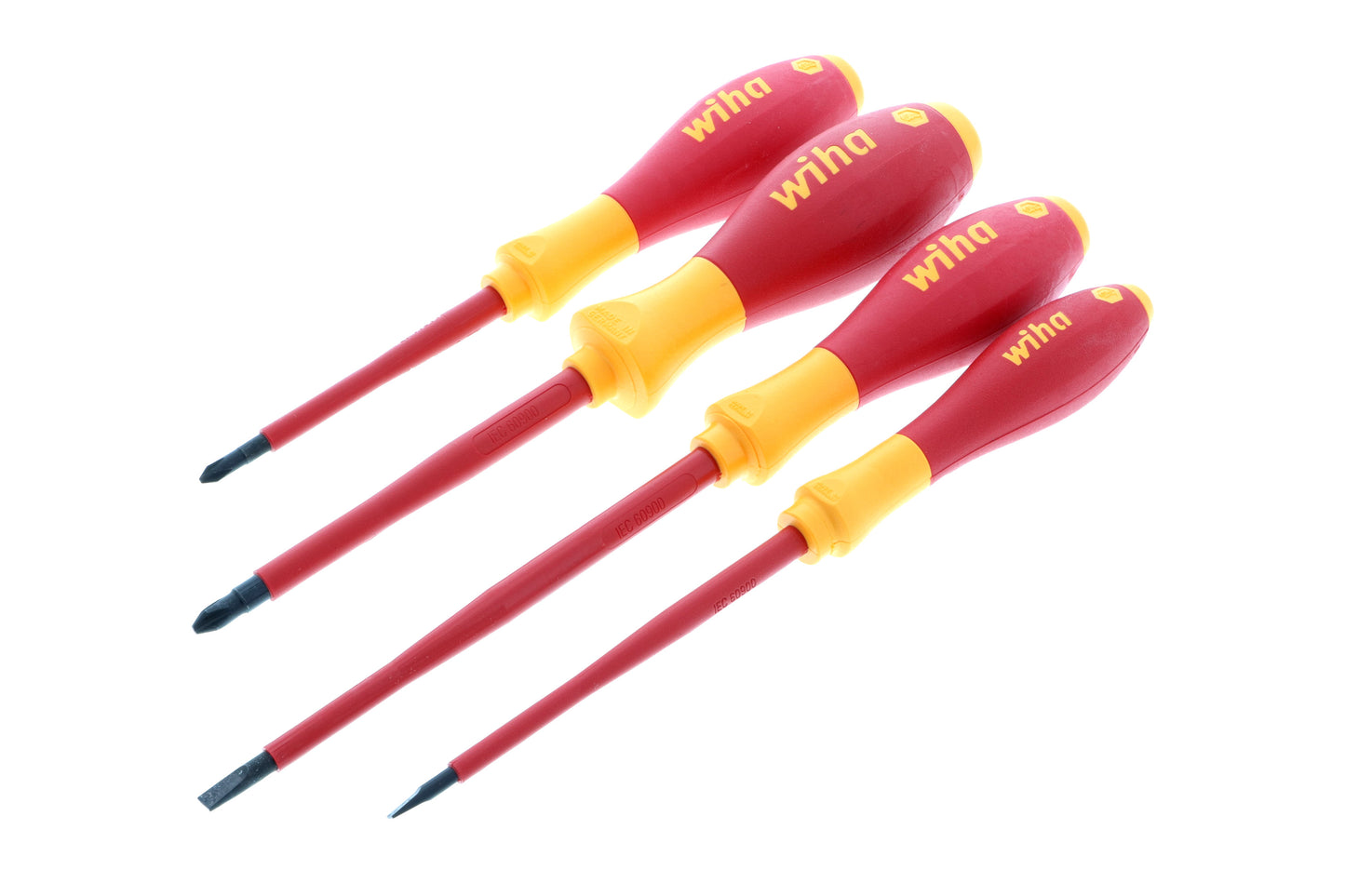 Wiha-32090-Wiha 32090 4 Piece Insulated SoftFinish Screwdriver Set