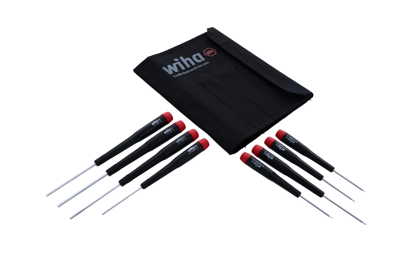 Wiha-26399-Wiha 26399 8 Piece Precision Hex Screwdriver Set - SAE