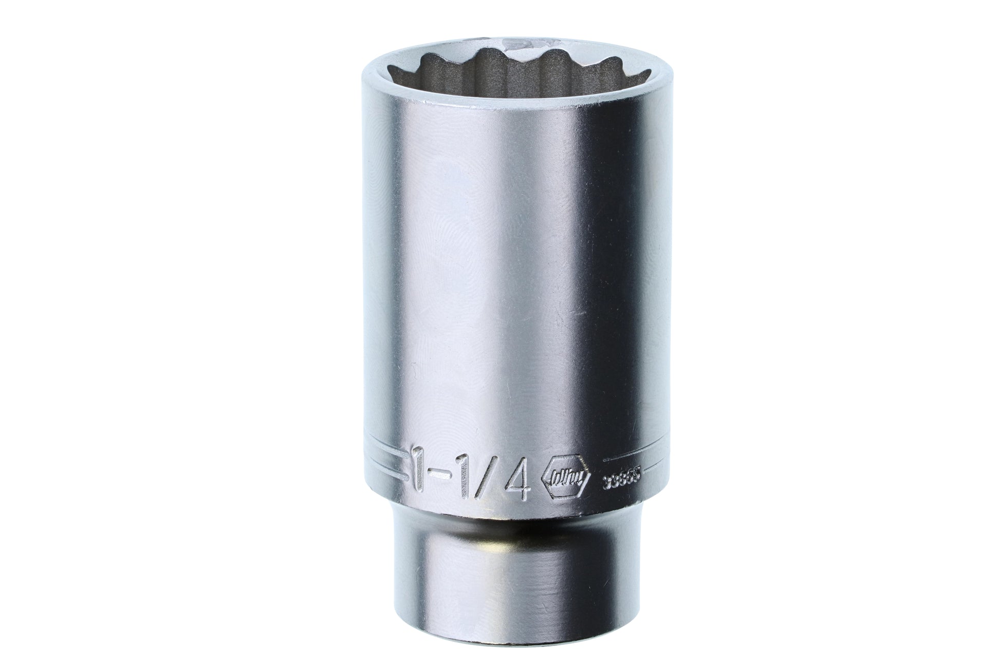 Wiha-33865-Wiha 33865 12 Point - 1/2" Drive Deep Socket 1-1/4"