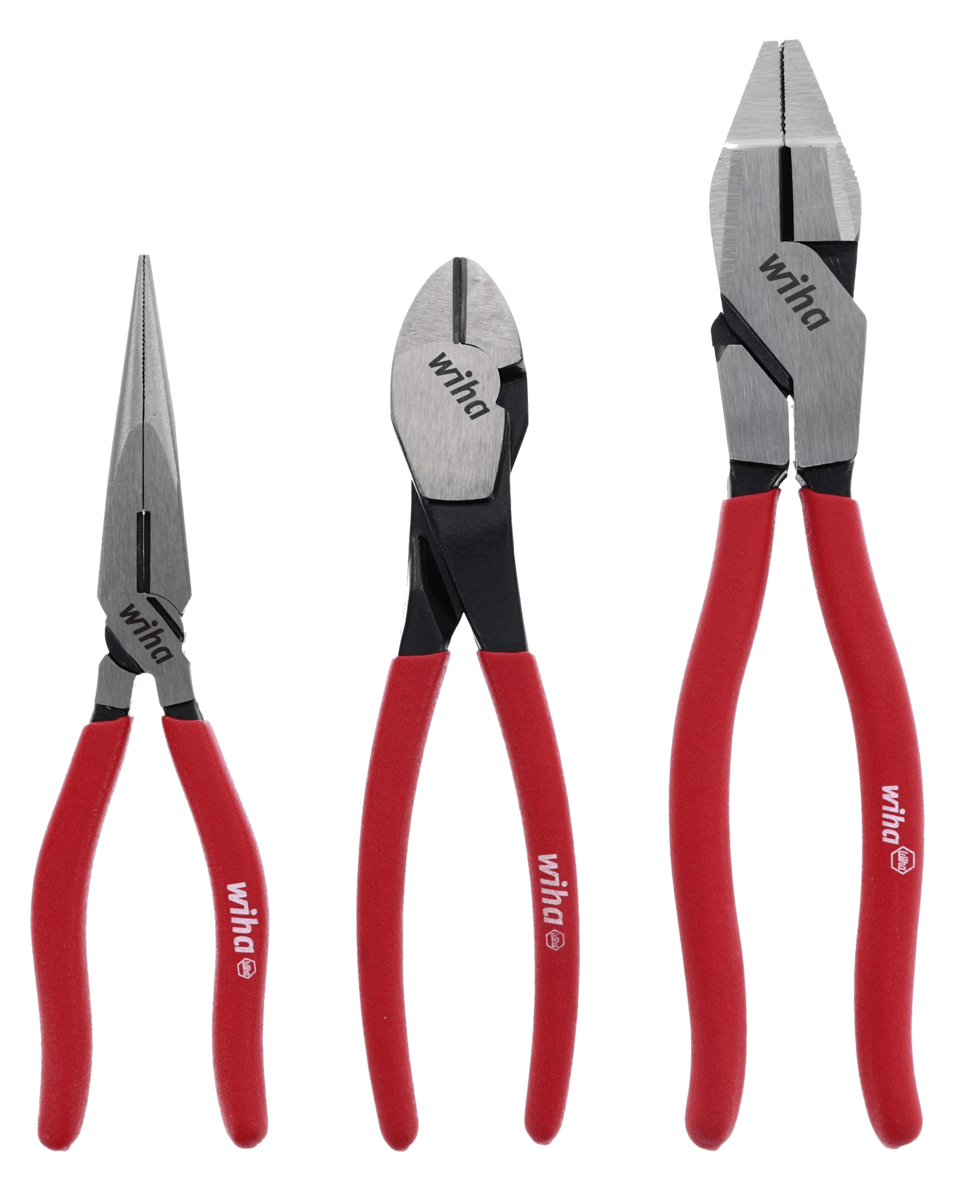 Wiha-32634-Wiha 32634 3 Piece Classic Grip Pliers and Cutters Set