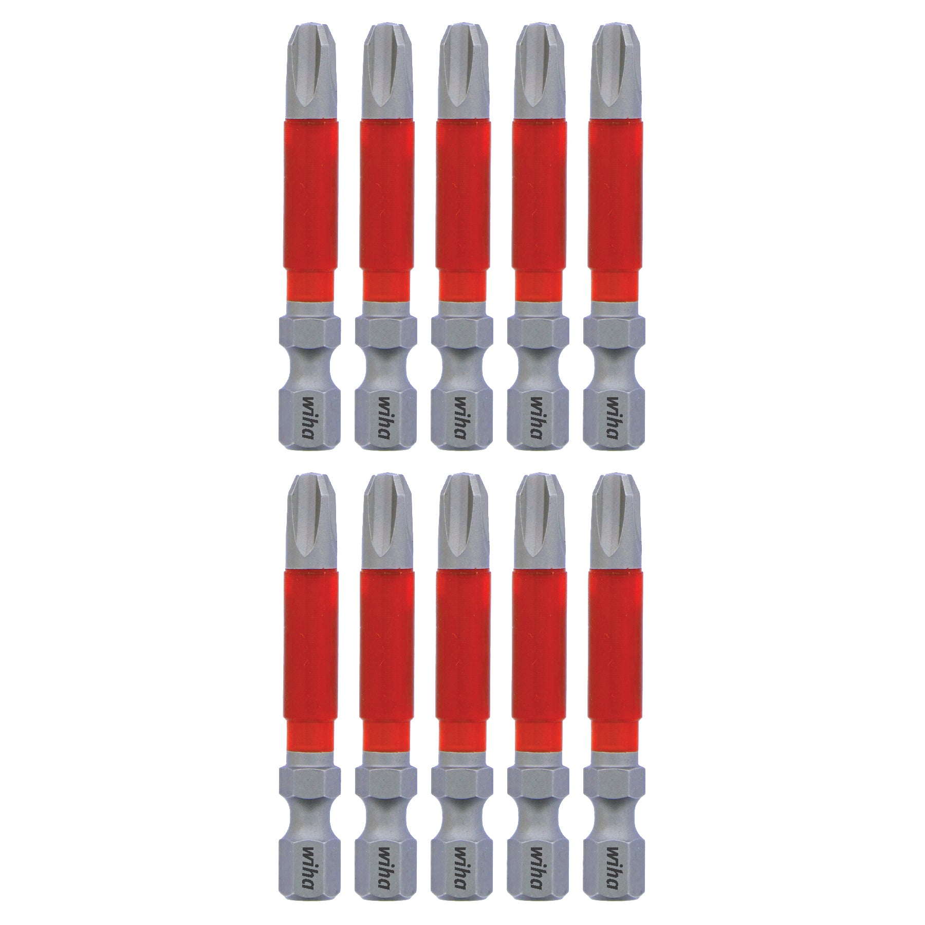 Wiha-76545-Wiha 76545 MaxxTor Impact Bit Phillips #3 - 49mm - 10 Pack