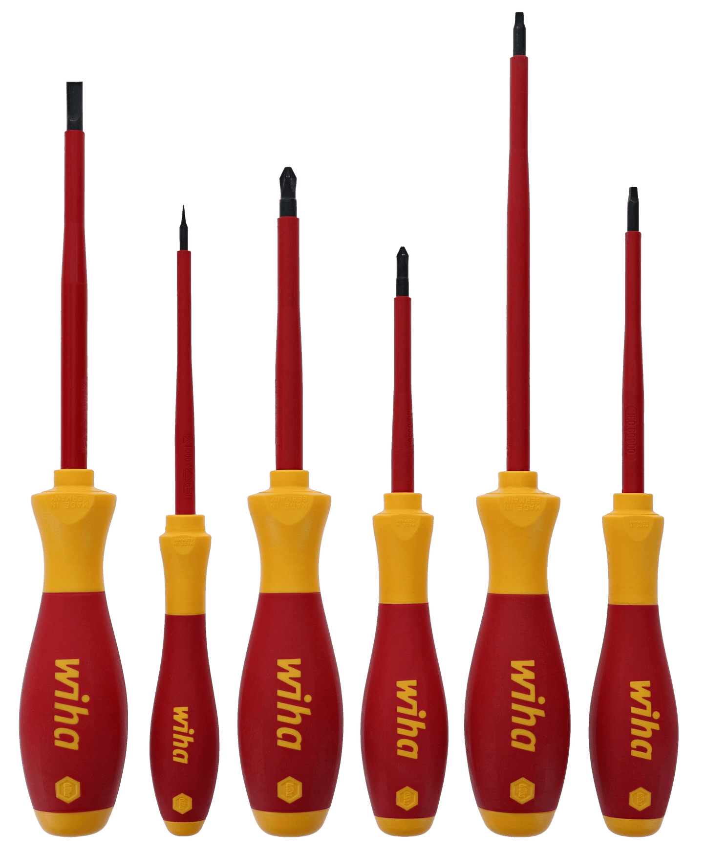 Wiha-35891-Wiha 35891 6 Piece Insulated SoftFinish Screwdriver Set