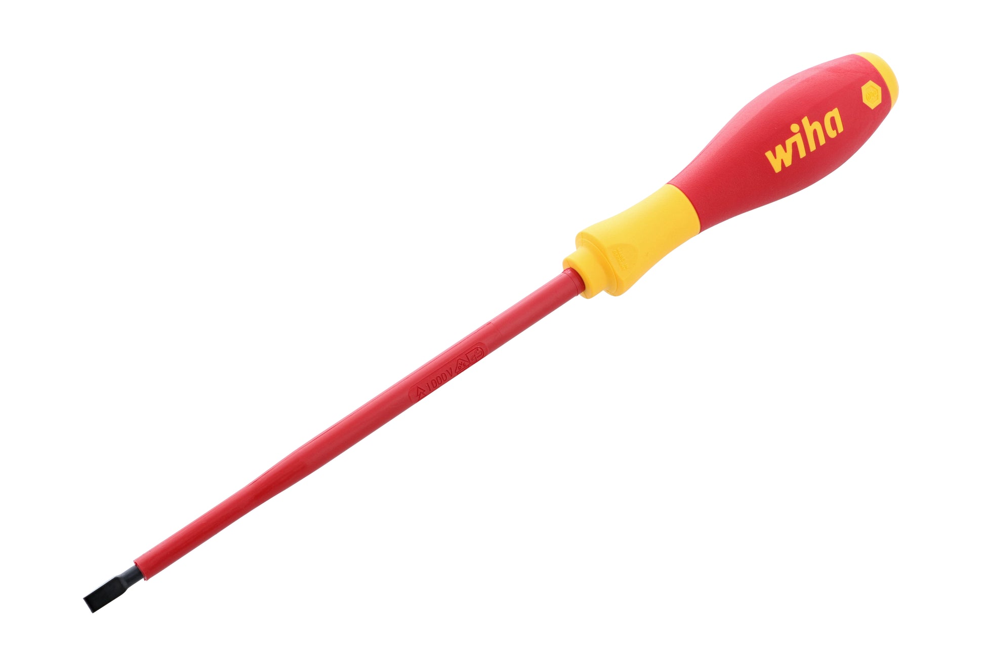 Wiha-92010-Wiha 92010 Insulated SoftFinish Slotted Screwdriver 4.5 x 125mm