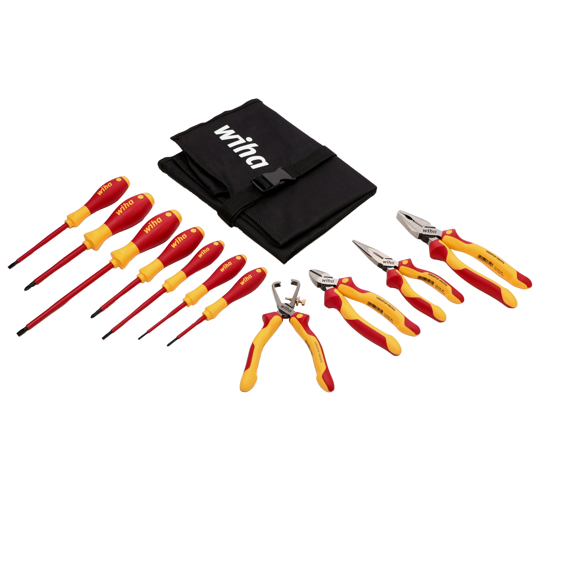 Wiha-32888-Wiha 32888 11 Piece Insulated Pliers-Cutters and Screwdriver Set