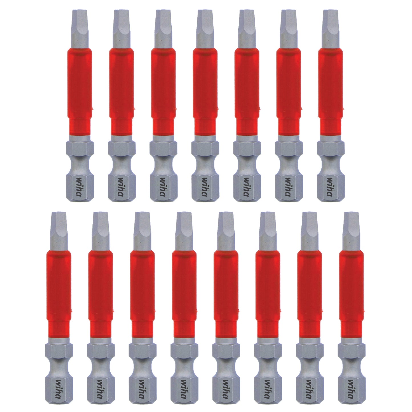 Wiha-76645-Wiha 76645 MaxxTor Impact Bit Square #2 - 49mm - 15 Pack