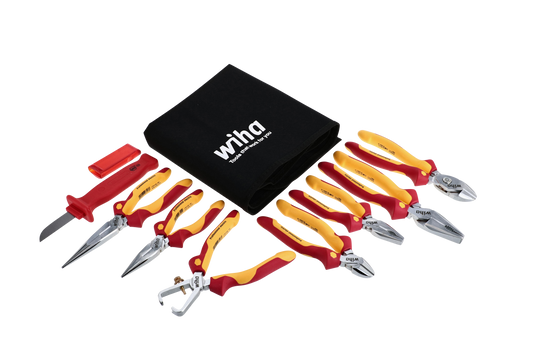 Wiha-32889-Wiha 32889 8 Piece Insulated Pliers and Cutters Set