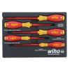 Wiha-32081-Wiha 32081 5 Piece Insulated SoftFinish Cushion Grip Screwdriver Tray Set