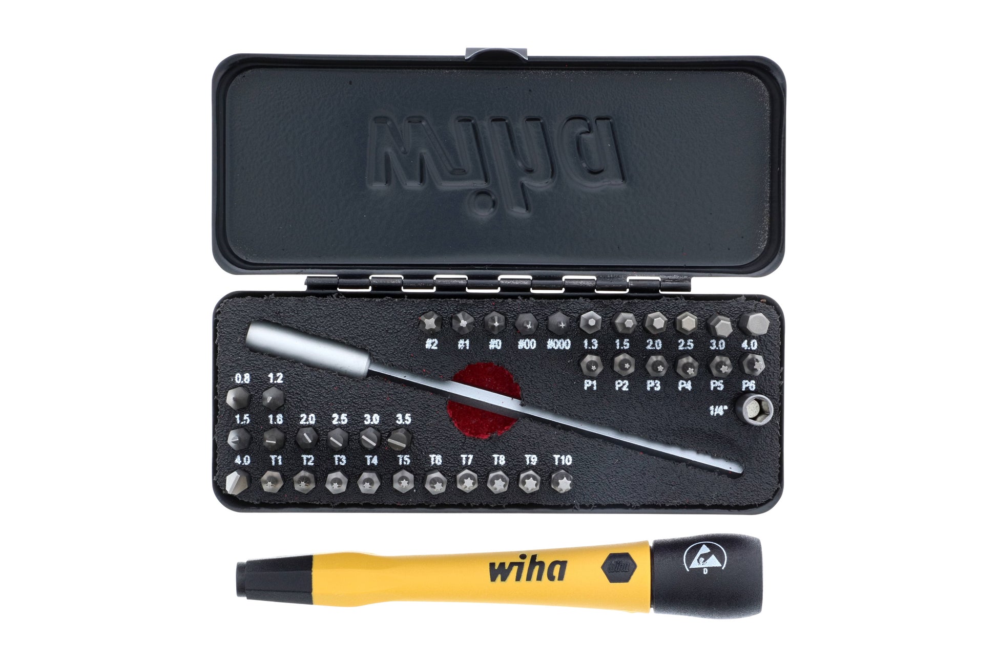 Wiha-75980-Wiha 75980 39 Piece GoBox ESD Safe Micro Bits Set