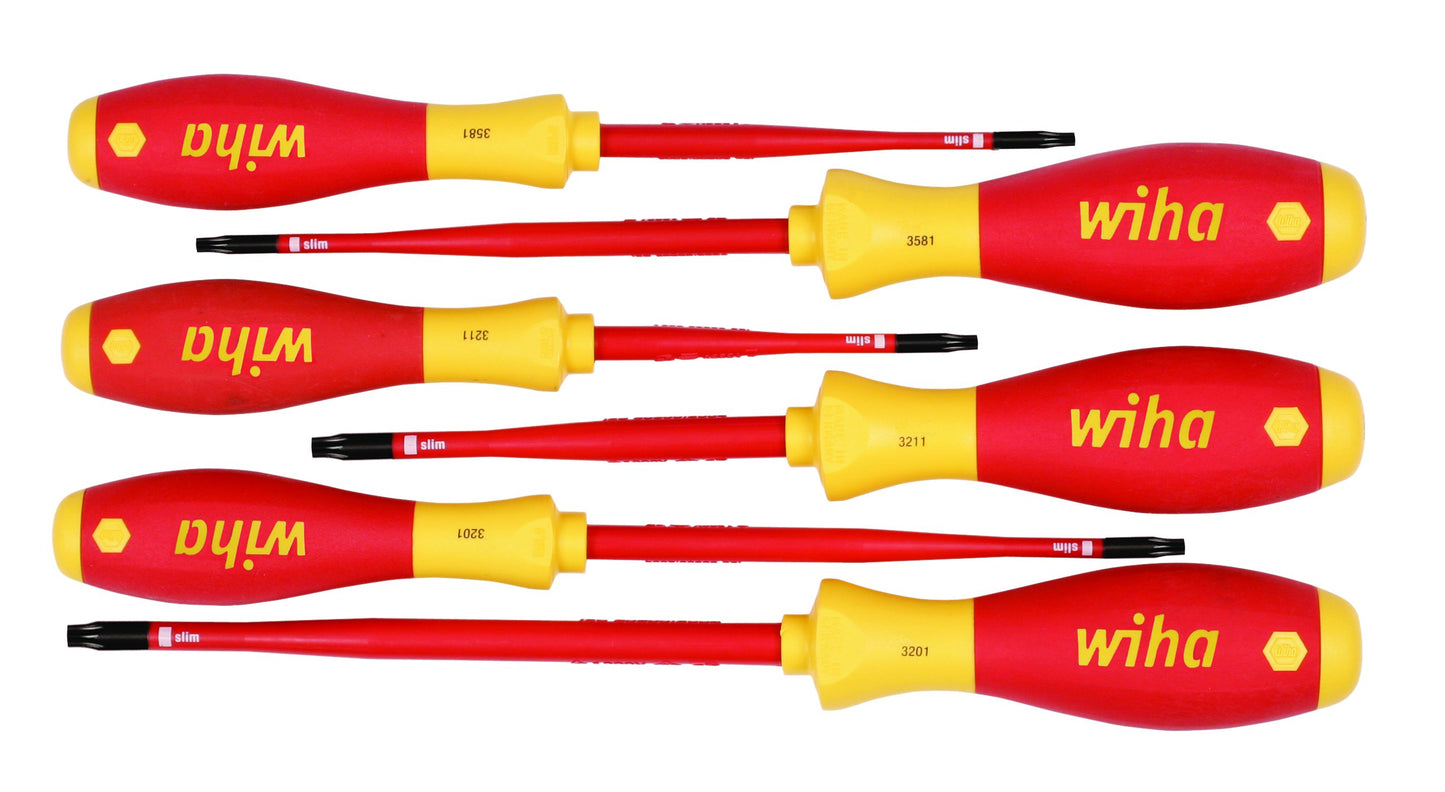 Wiha-32596-Wiha 32596 6 Piece Insulated Security Torx Screwdriver Set