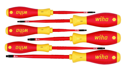 Wiha-32596-Wiha 32596 6 Piece Insulated Security Torx Screwdriver Set