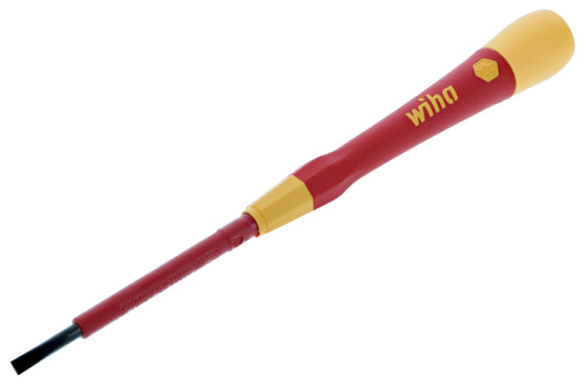 Wiha-32004-Wiha 32004 Insulated PicoFinish Precision Slotted Screwdriver 3.5mm x 60mm