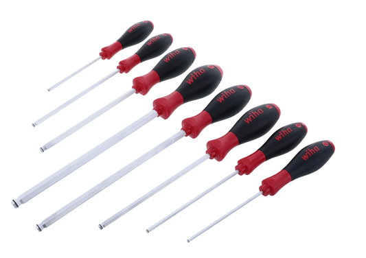 Wiha-36793-Wiha 36793 8 Piece SoftFinish MagicRing Ball End Screwdriver Set