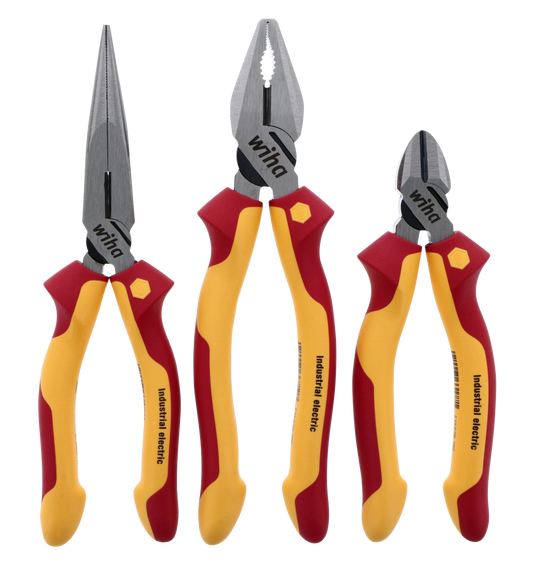 Wiha-32864-Wiha 32864 3 Piece Insulated Pliers and Cutters Set