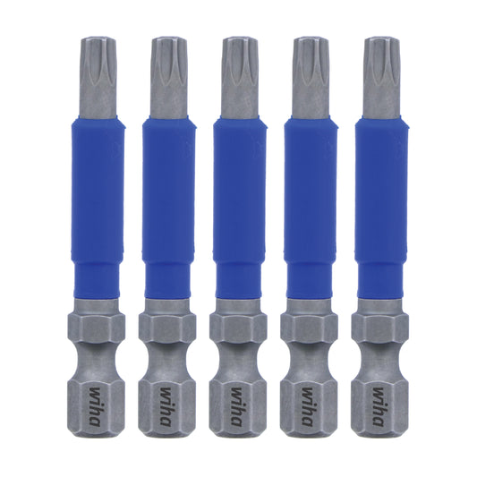 Wiha-70277-Wiha 70277 TerminatorBlue Impact Bit Torx T25 - 2 Inch - 5 Pack