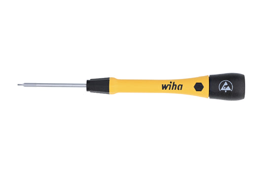 Wiha-27551-Wiha 27551 ESD Safe PicoFinish Precision Hex Screwdriver - .9mm x 40mm