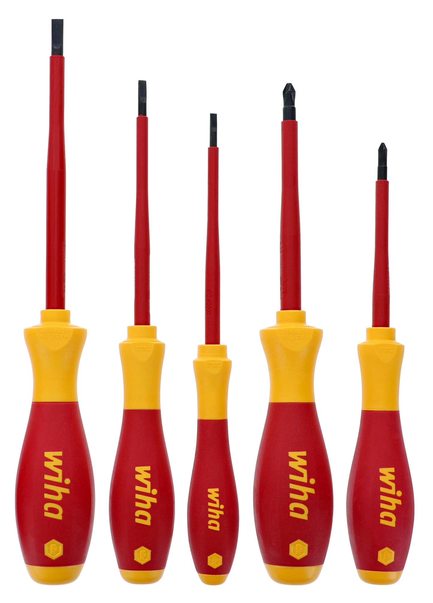 Wiha-32084-Wiha 32084 5 Piece Insulated SoftFinish Screwdriver Set