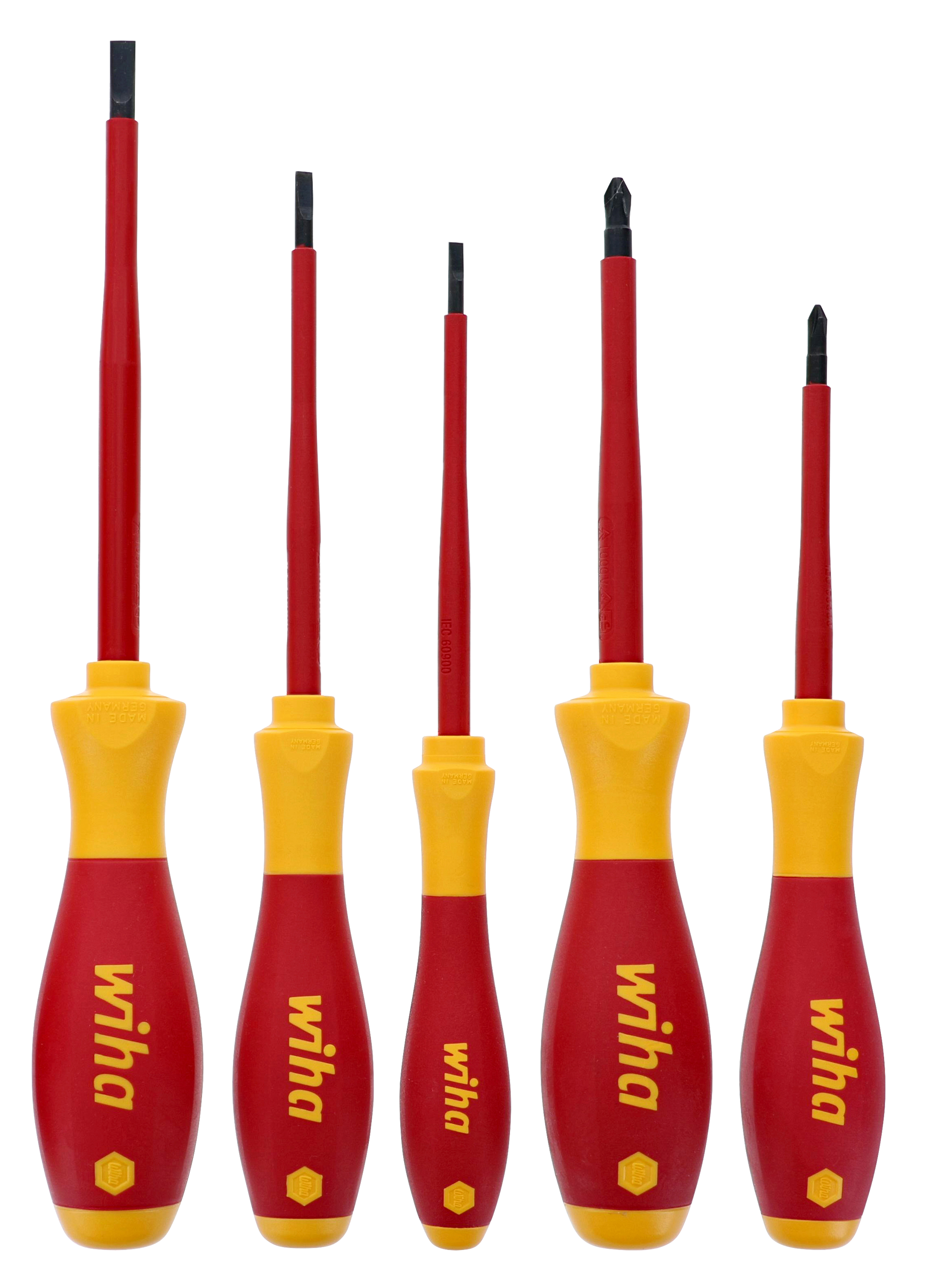 Wiha-32084-Wiha 32084 5 Piece Insulated SoftFinish Screwdriver Set