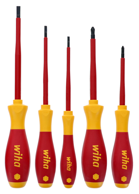 Wiha-32084-Wiha 32084 5 Piece Insulated SoftFinish Screwdriver Set