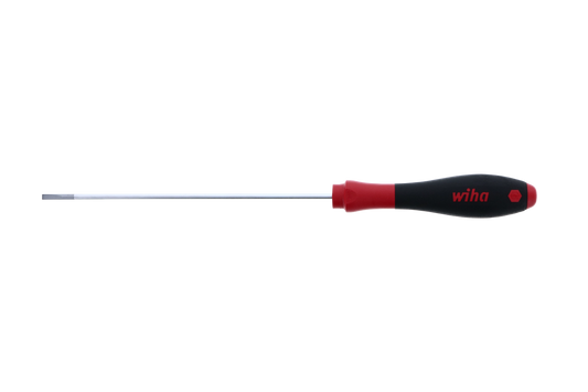 Wiha-30206-Wiha 30206 SoftFinish Slotted Screwdriver 3.0mm x 150mm