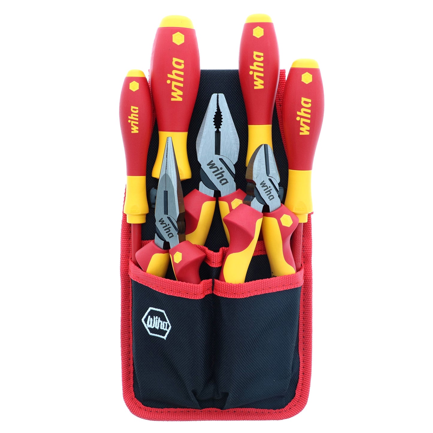 Wiha-32985-Wiha 32985 7 Piece Insulated Industrial Pliers and Screwdriver Set