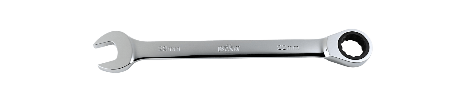 Wiha-30303-Wiha 30303 Combination Ratchet Wrench 22mm