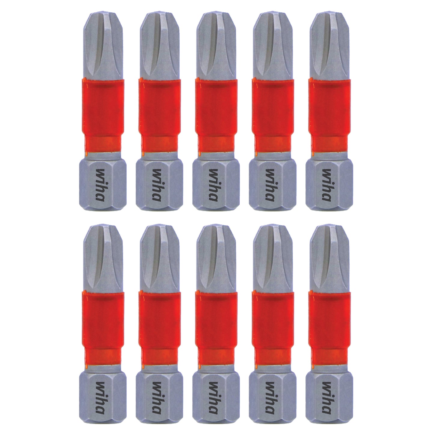 Wiha-76503-Wiha 76503 MaxxTor Impact Bit Phillips #3 - 29mm - 10 Pack