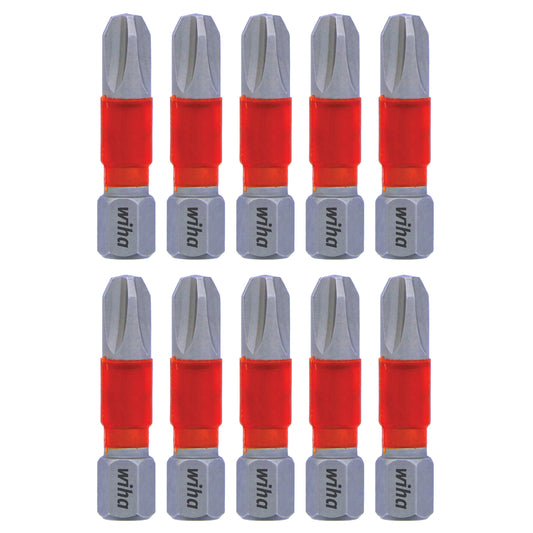 Wiha-76503-Wiha 76503 MaxxTor Impact Bit Phillips #3 - 29mm - 10 Pack