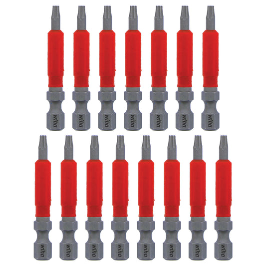 Wiha-76650-Wiha 76650 MaxxTor Impact Bit Torx T10 - 49mm - 15 Pack