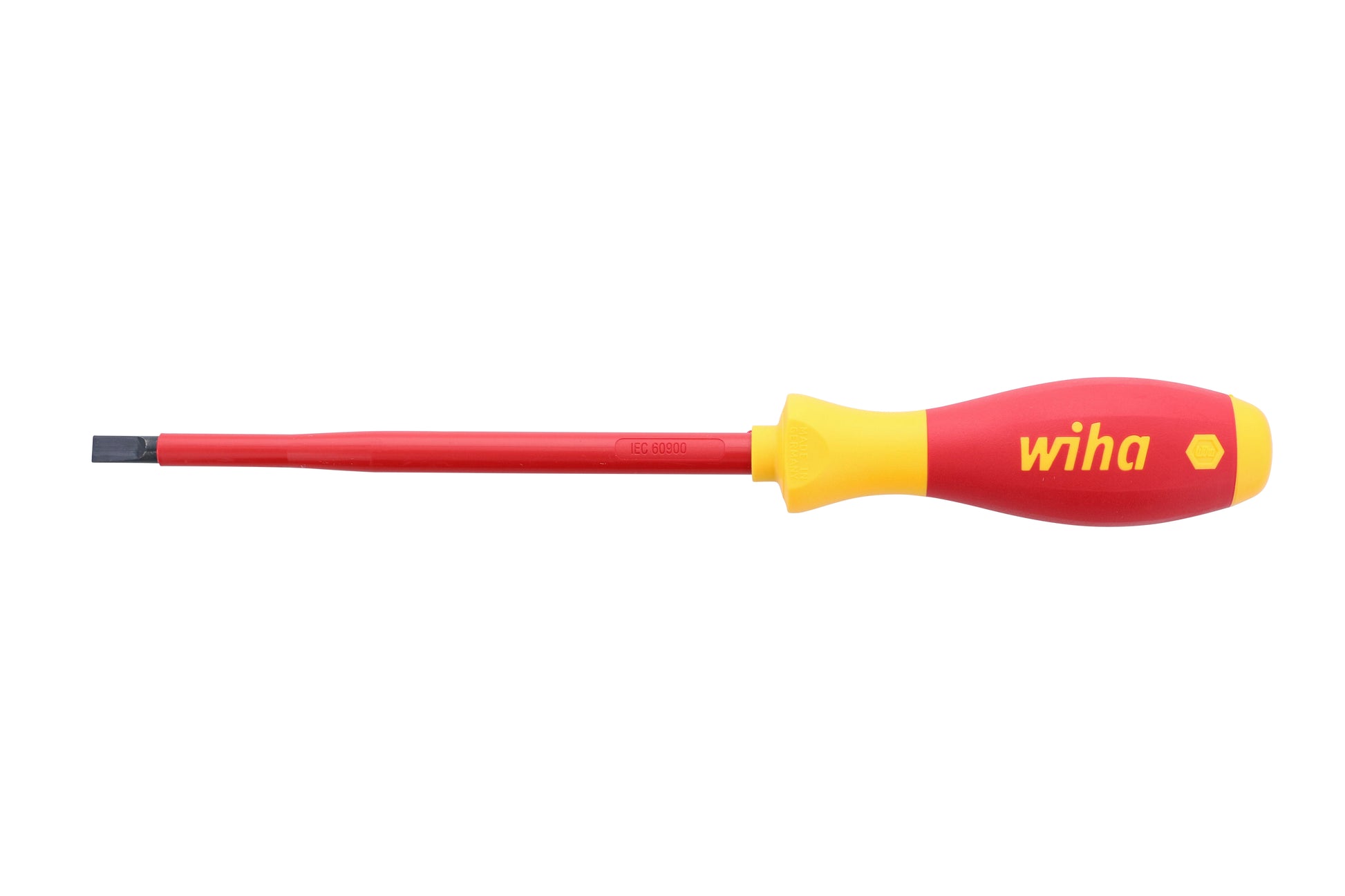 Wiha-32039-Wiha 32039 Insulated SoftFinish Slotted Screwdriver 6.5mm x 150mm