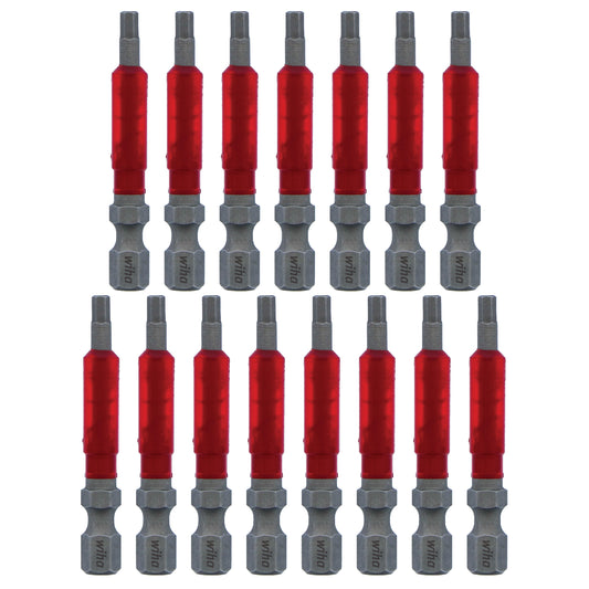 Wiha-76663-Wiha 76663 MaxxTor Impact Bit Hex 3.0mm - 49mm - 15 Pack