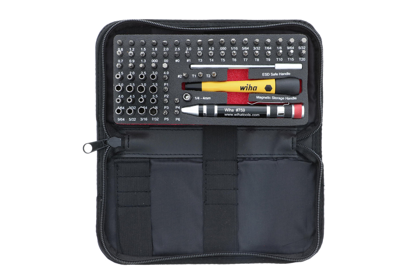 Wiha-75971-Wiha 75971 68 Piece System 4 ESD Safe Master Technician's Micro Bits Set