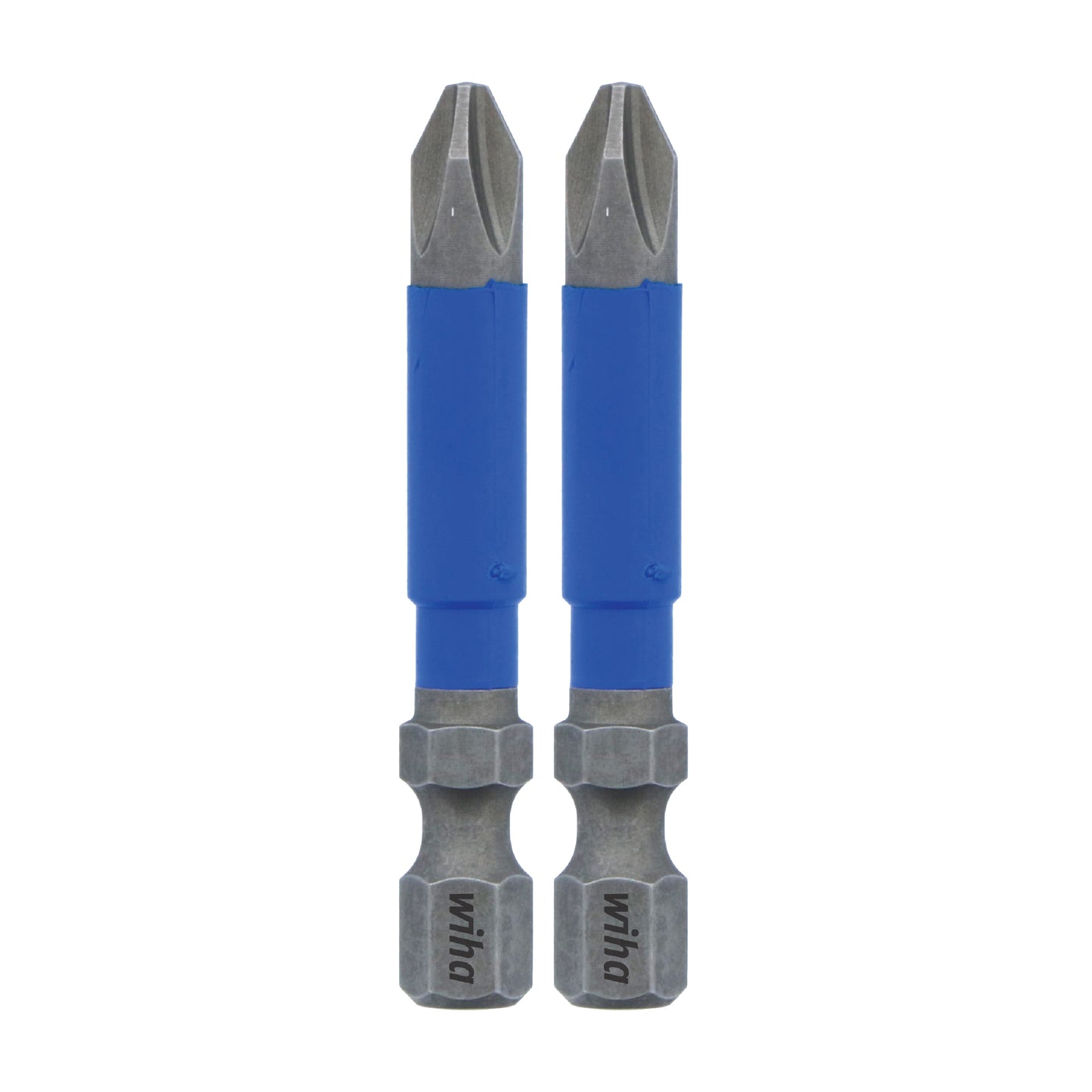 Wiha-70202-Wiha 70202 TerminatorBlue Impact Bit Phillips #2 - 2 Inch - 2 Pack