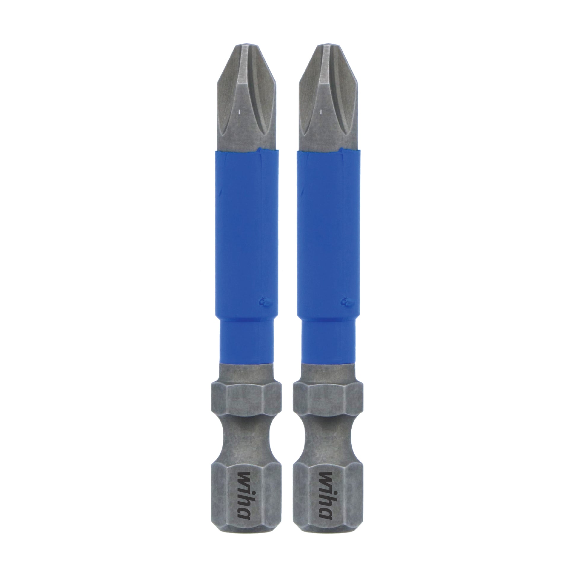 Wiha-70202-Wiha 70202 TerminatorBlue Impact Bit Phillips #2 - 2 Inch - 2 Pack