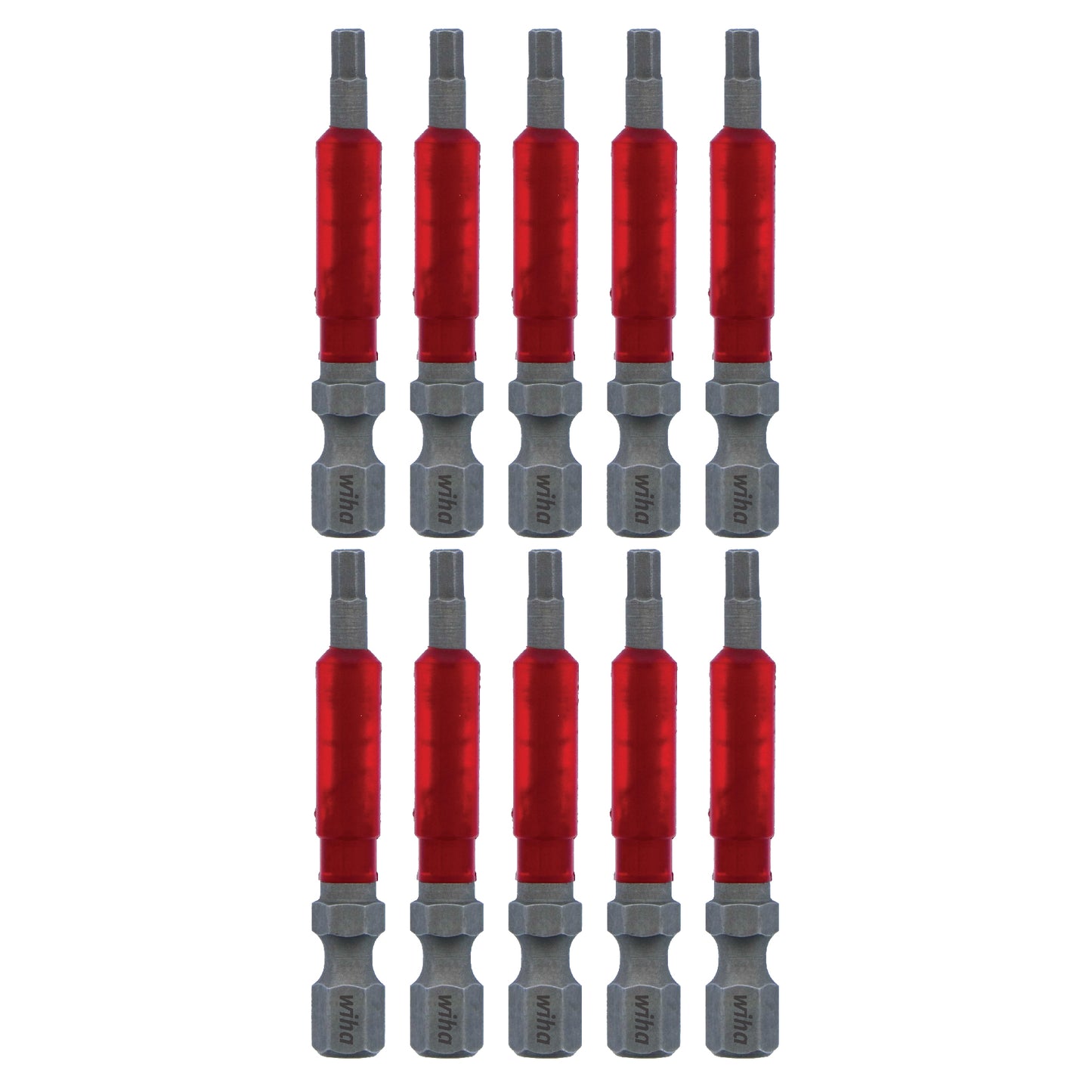 Wiha-76563-Wiha 76563 MaxxTor Impact Bit Hex 3.0mm x 49mm - 10 Pack