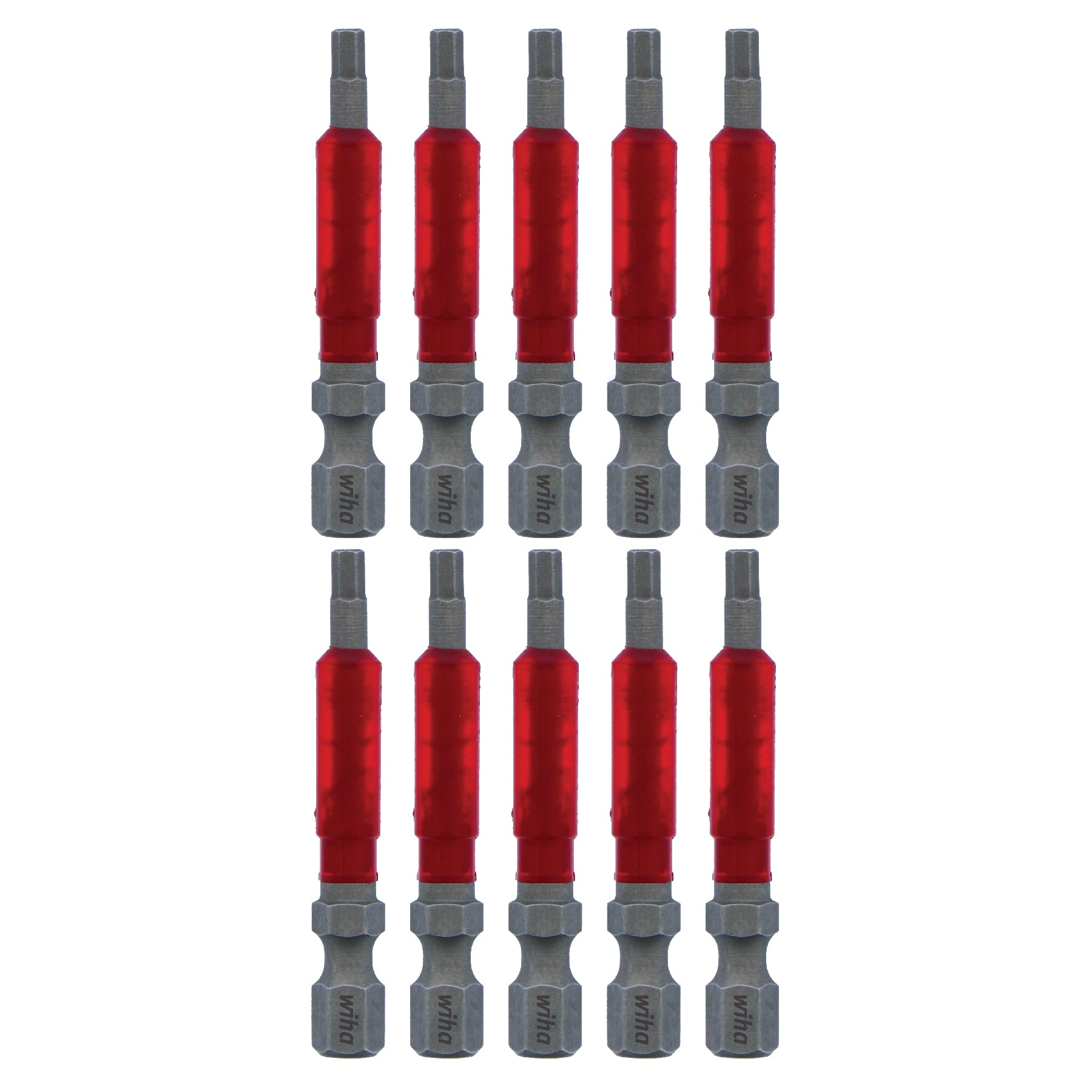 Wiha-76563-Wiha 76563 MaxxTor Impact Bit Hex 3.0mm x 49mm - 10 Pack