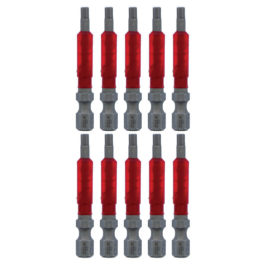 Wiha-76563-Wiha 76563 MaxxTor Impact Bit Hex 3.0mm x 49mm - 10 Pack