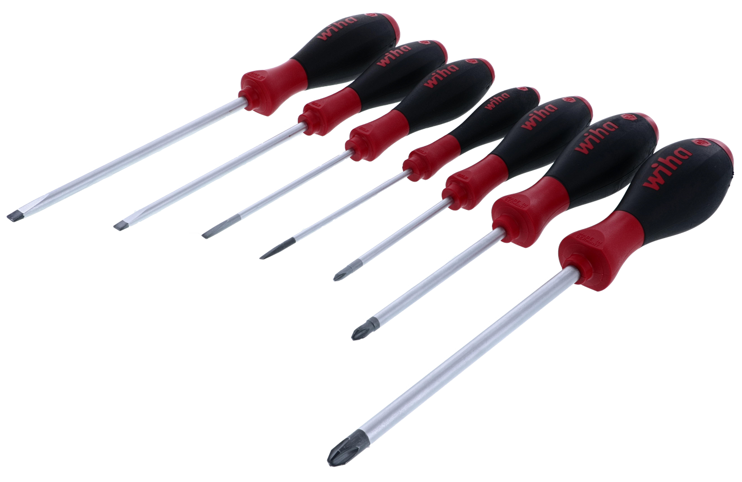 Wiha-30278-Wiha 30278 7 Piece SoftFinish Slotted and Phillips Screwdriver Set