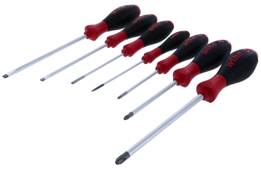 Wiha-30278-Wiha 30278 7 Piece SoftFinish Slotted and Phillips Screwdriver Set