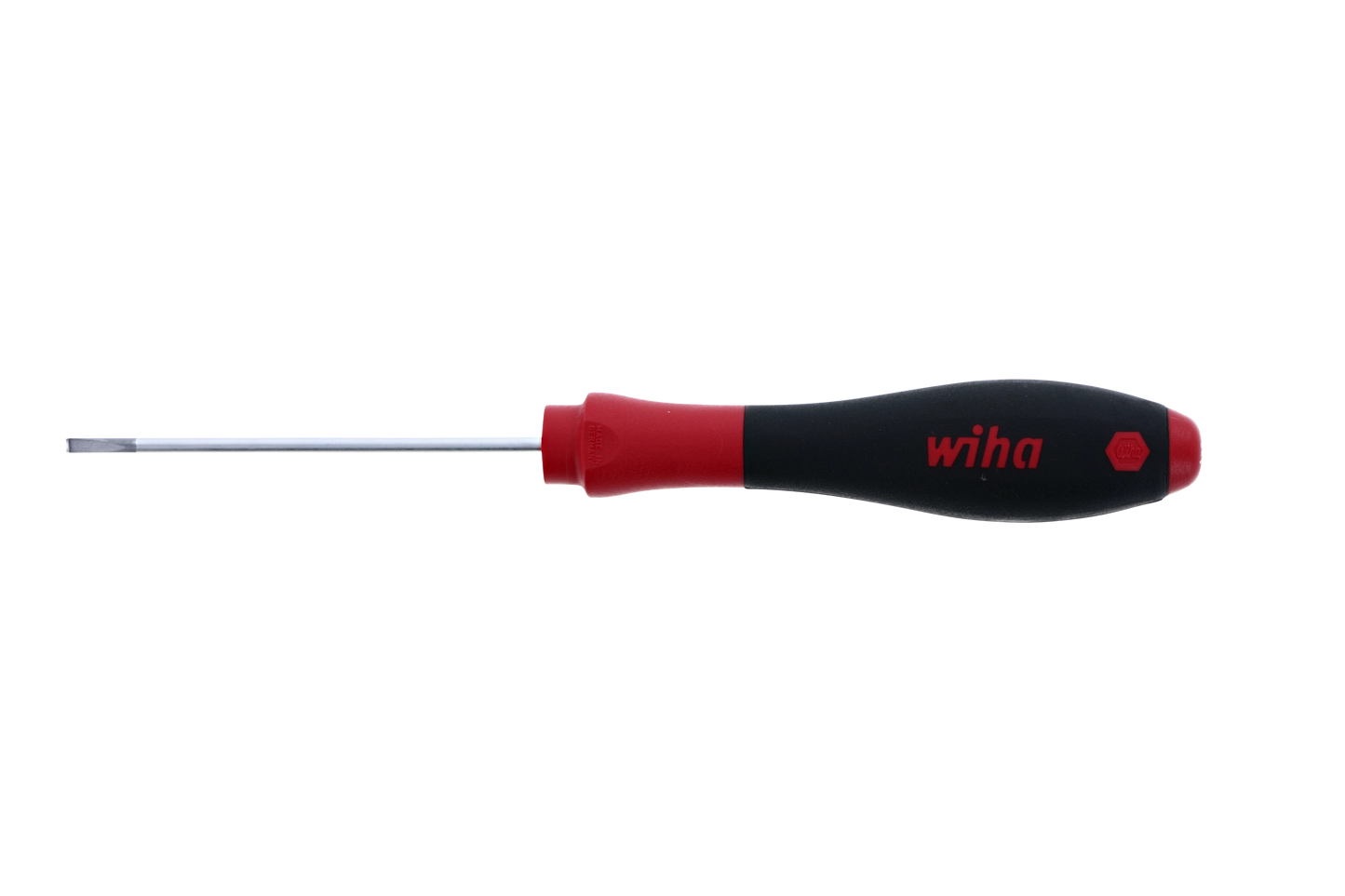 Wiha-30203-Wiha 30203 SoftFinish Slotted Screwdriver 2.5mm x 75mm