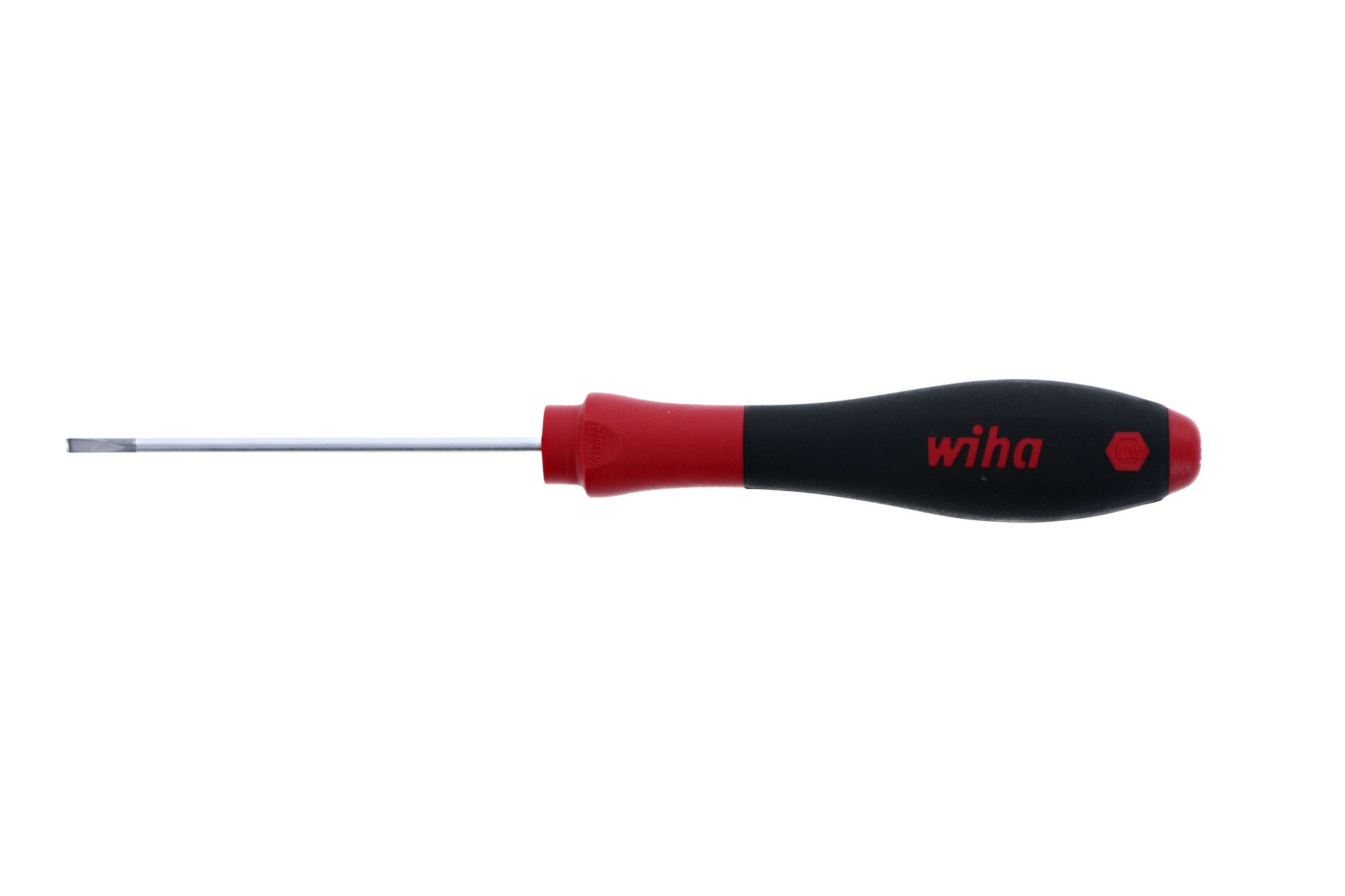 Wiha-30203-Wiha 30203 SoftFinish Slotted Screwdriver 2.5mm x 75mm