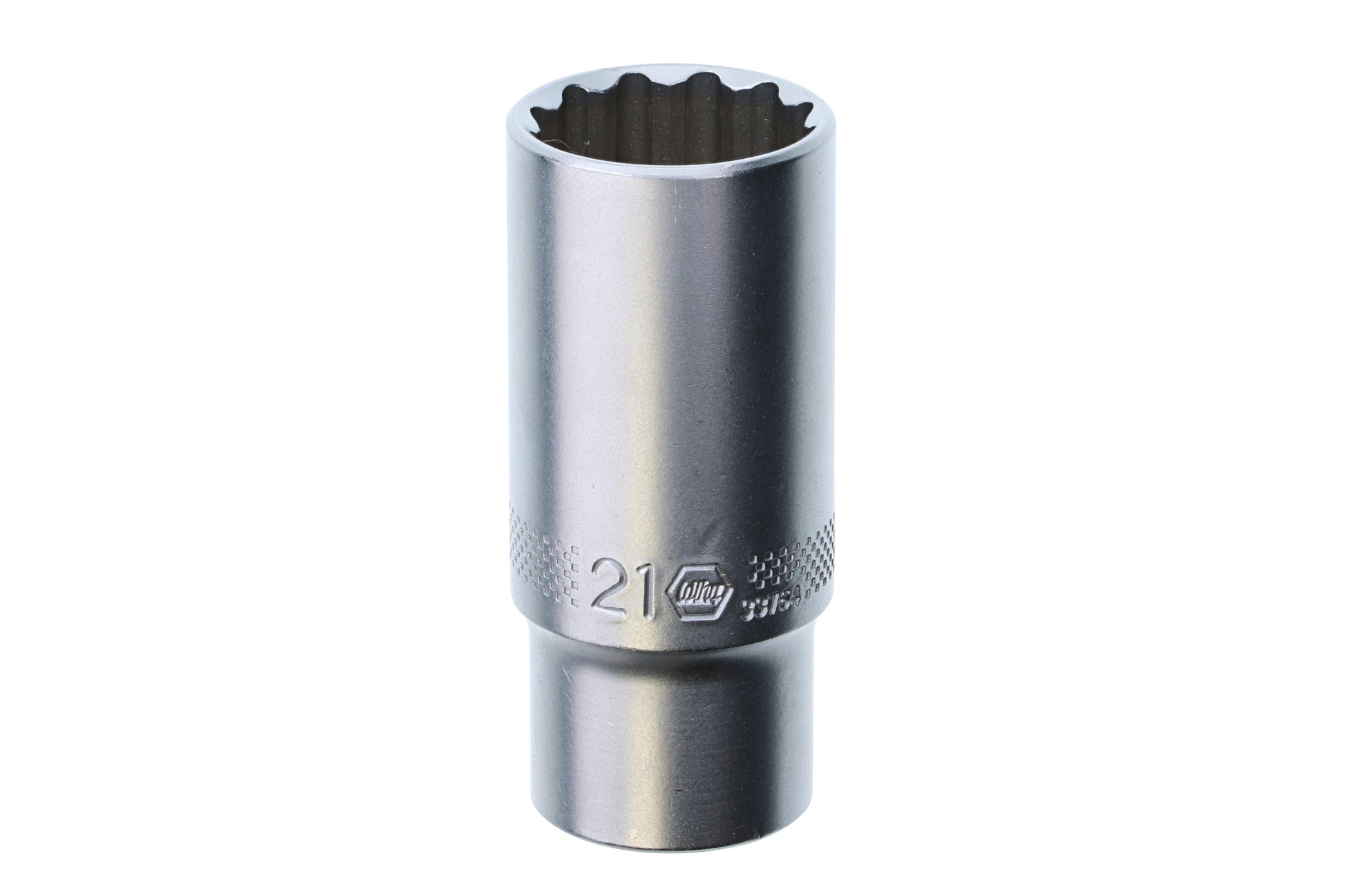 Wiha-33764-Wiha 33764 12 Point - 3/8" Drive Deep Socket 21.0mm