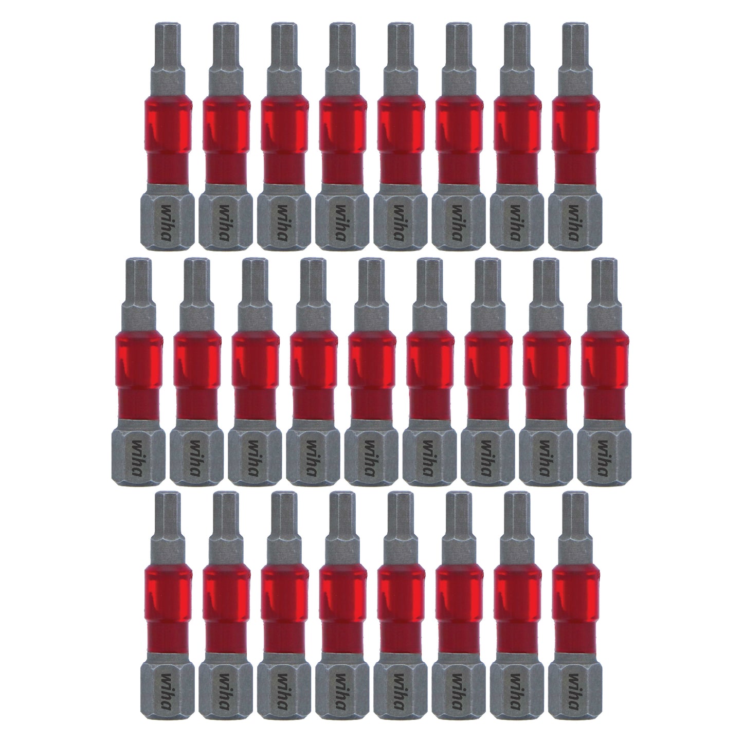 Wiha-76630-Wiha 76630 MaxxTor Impact Bit Hex 1/8" - 29mm - 25 Pack