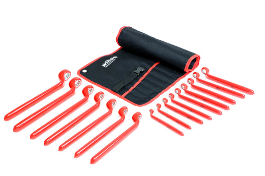 Wiha-21093-Wiha 21093 16 Piece Insulated Deep Offset Wrench Set - Metric