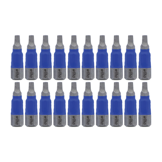 Wiha-70065-Wiha 70065 TerminatorBlue Impact Bit Square #2 - 1 Inch - 20 Pack