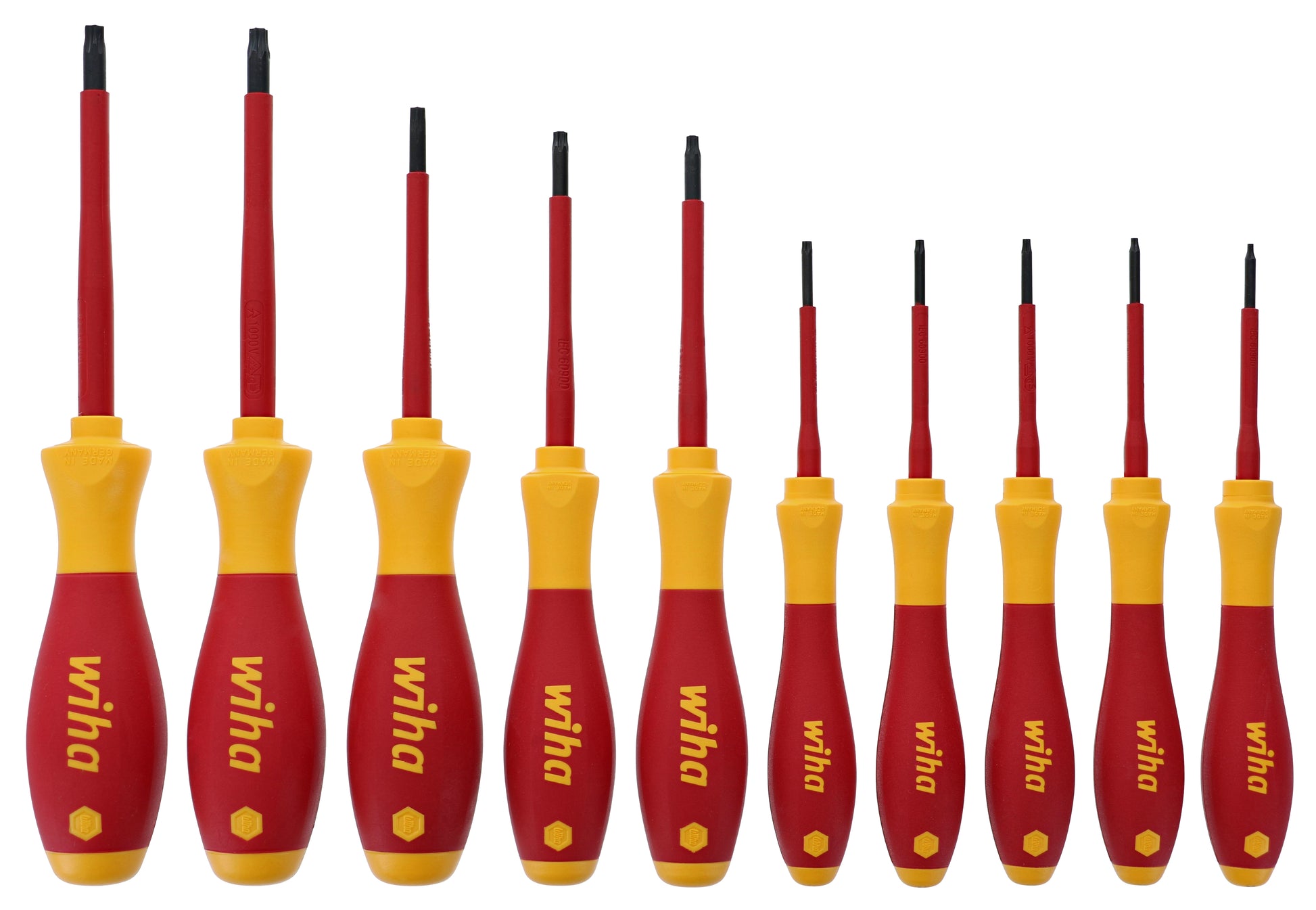 Wiha-32592-Wiha 32592 10 Piece Insulated SoftFinish Torx Screwdriver Set