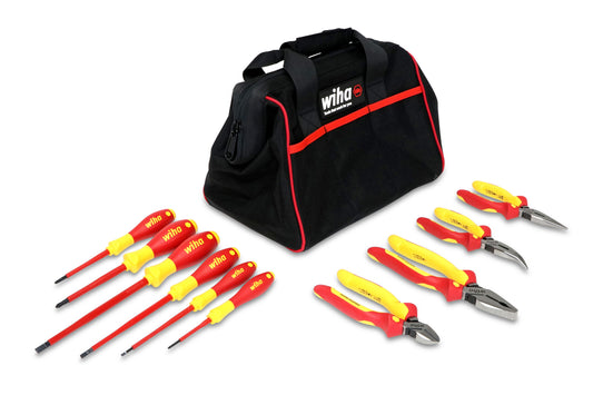 Wiha-32892-Wiha 32892 10 Piece Insulated Pliers-Cutters and Screwdriver Set